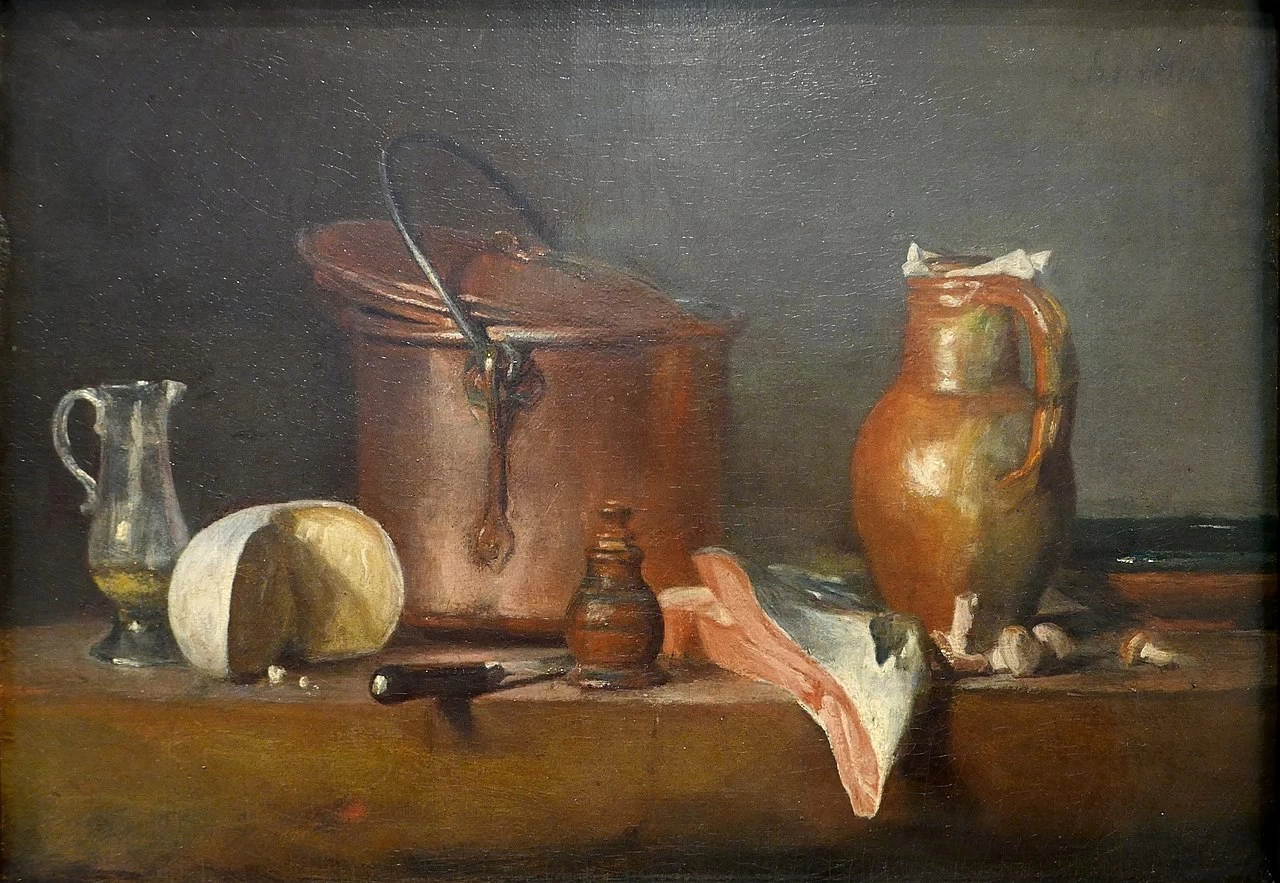 Jean Siméon Chardin - Fetta di salmone, Musée Granet